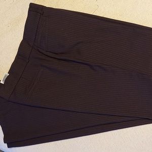 DOCKERS brown pinstrip 10m dress pants